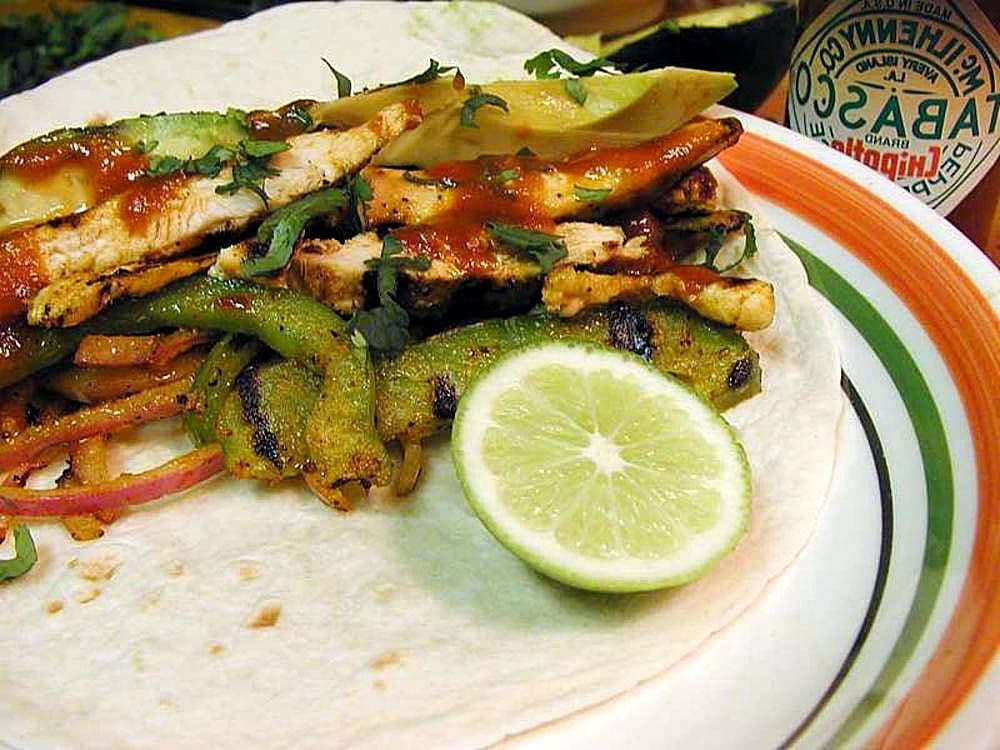 Fajitas de poulet